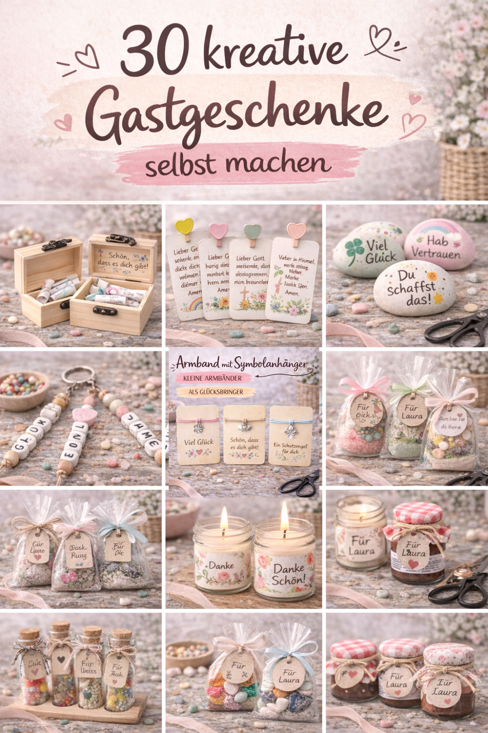 Kleine DIY Gastgeschenke – 10 kreative Ideen